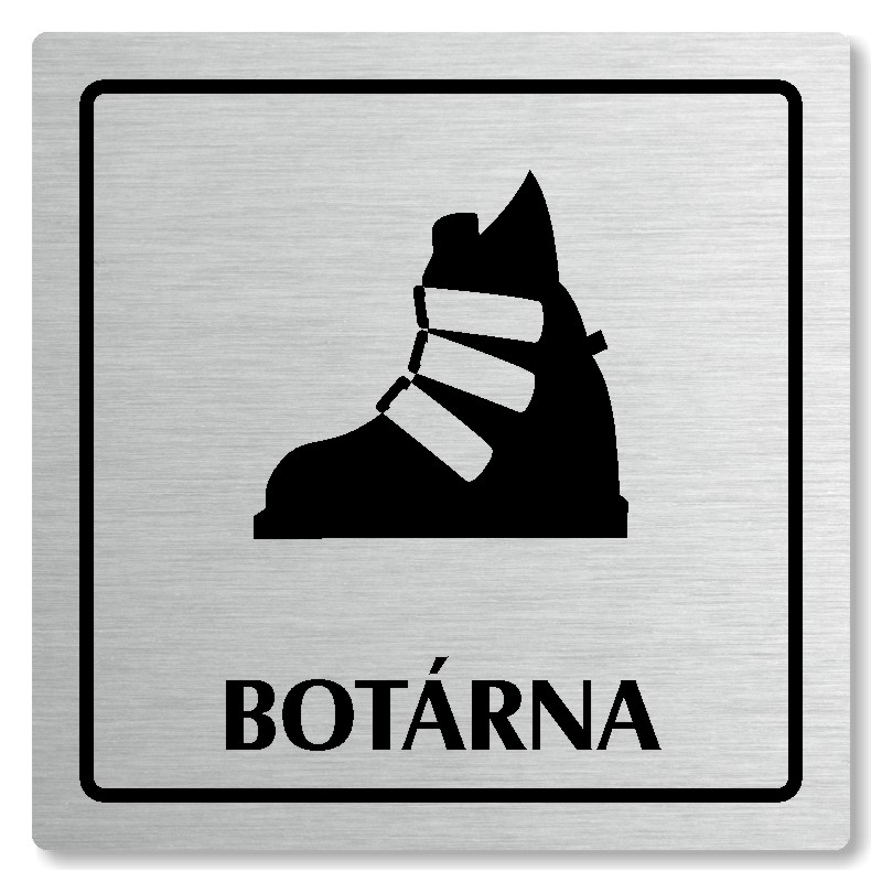 Botárna, 80x80mm, stříbrná, Arizona